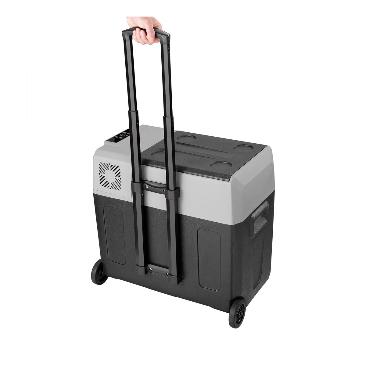 Juskys Kompressor Kühlbox Yukon 50 Liter für Auto, Lkw, Camping - 12/24/230 V Kompressorkühlbox