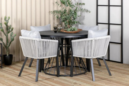 2er Set – Gartenstuhl Myria aus Metall/Polyester