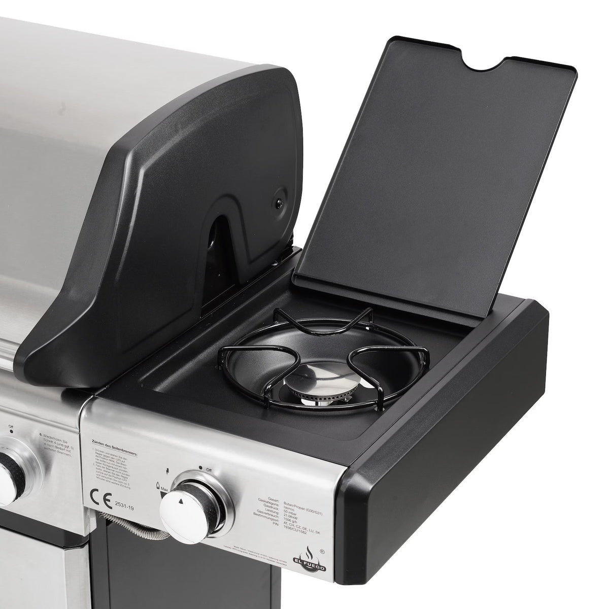 El Fuego Deluxe Edelstahl-Gasgrill