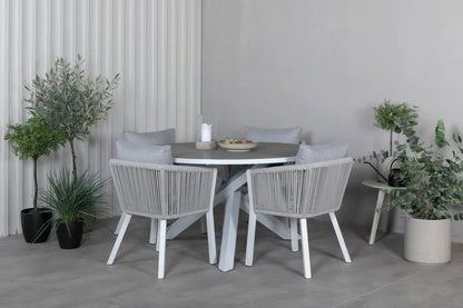 2er Set – Gartenstuhl Myria aus Metall/Polyester