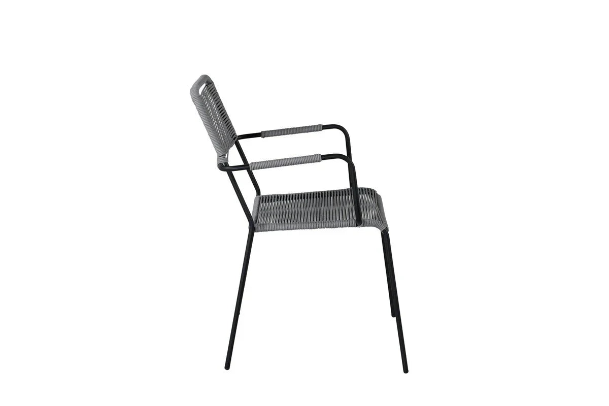 2er Set - Gartenstuhl Marla aus Metall/Polyester